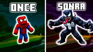 SPIDER-MAN VENOM 'A DÖNÜŞTÜ !! 😱 Minecraft Nasıl Venom Oldum ?