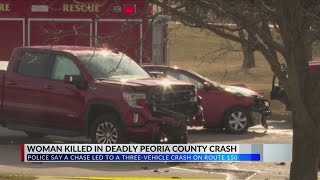 Police pursuit ends in deadly crash in Peoria County