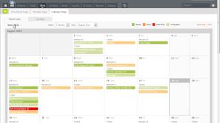 ProWorkflow - Calendar Page Overview