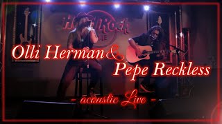 OLLI HERMAN & PEPE RECKLESS - acoustic live | Hard Rock Café Helsinki | 12/27/2020 | SemiLive