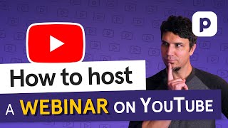 How to host a WEBINAR on YouTube
