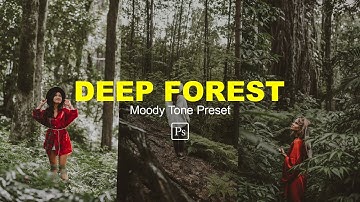 Deep Forest Mood Tone  | Photoshop Tutorial #photoshop #tutorial #photoshoptutorial #viral