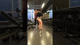Mujer Culona En El Gym 