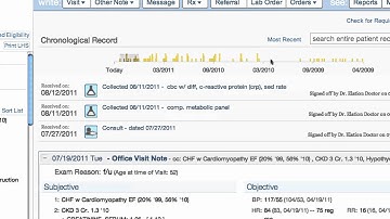 ElationEMR - Patient Activity Timeline, find information quicker!