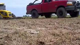 F100 turbo sacando pauny + sembradora