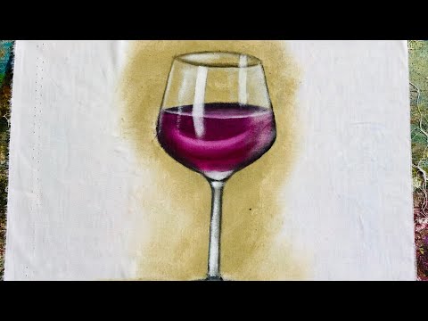 Aprenda pintar TAÇA 🍷TRANSPARENTE