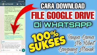 How to download files on Google Drive via WhatsApp screenshot 5