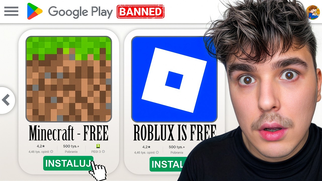 POBRAŁEM USUNIETE GRY Z GOOGLE PLAY..