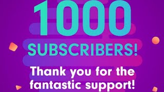 Zero To 1000 SUBSCRIBERS | Thank You Message For All Of You ️ | Fehmida In The Kitchen