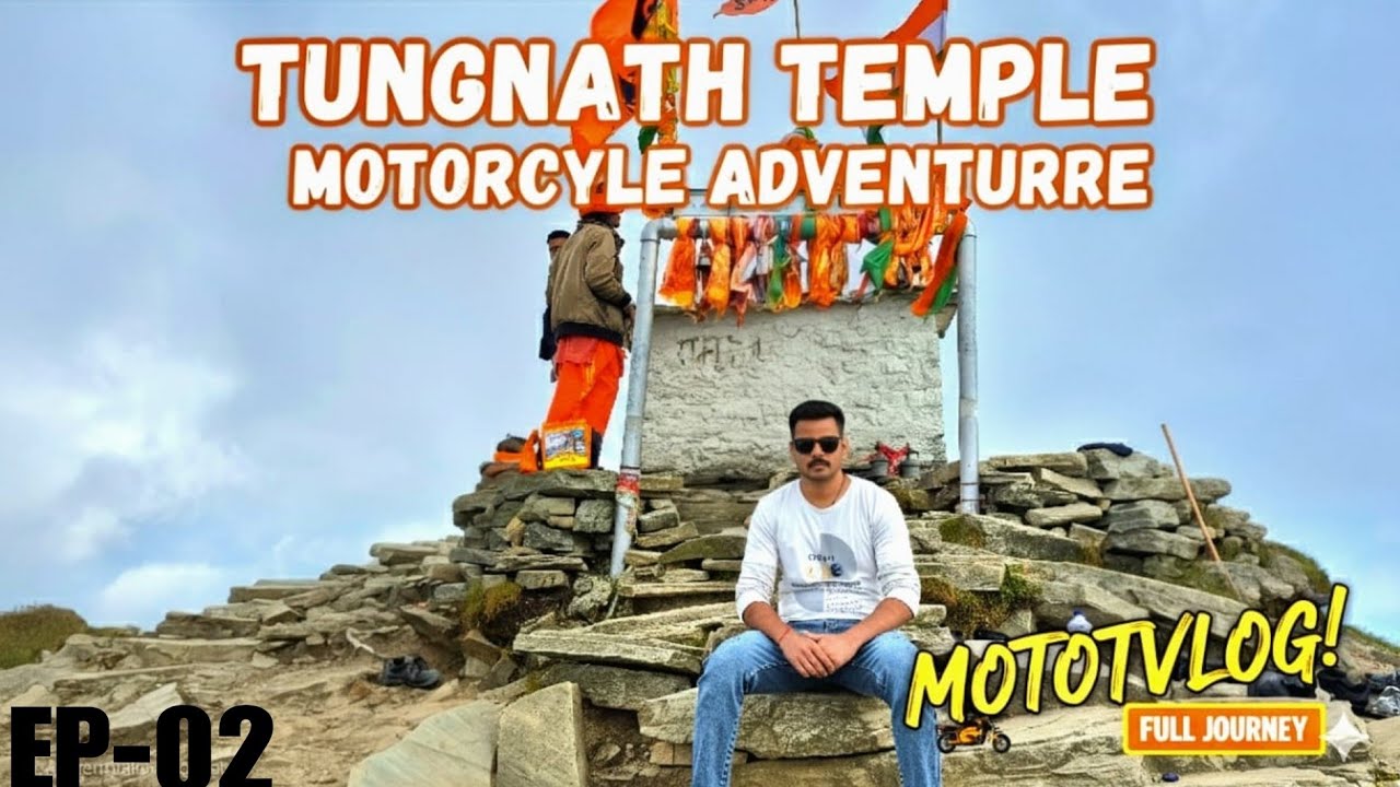 Delhi to Tungnath bike Ride 2025 EP-02 !! Tungnath & Chandrashila Track  #tungnath #chandrashila 