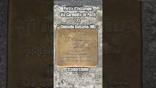 Attilio Barichella (1909-1944) Pietra d’inciampo. Cinisello Balsamo. Deportato Mauthausen. Hartheim