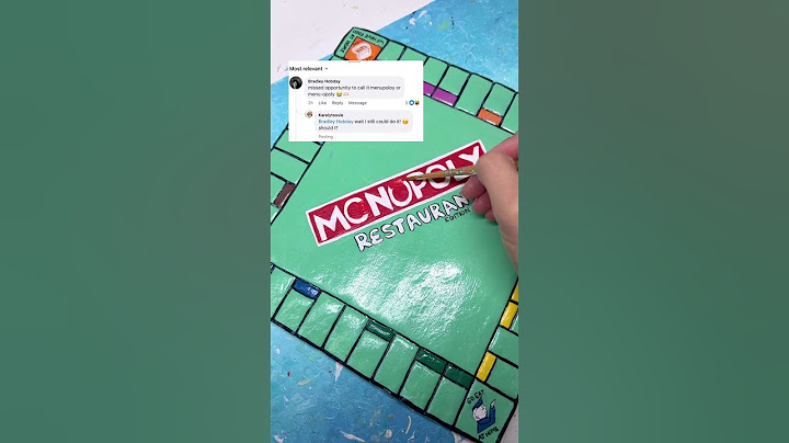 Tiny update on the *Menupoly board! #art #boardgames #monopoly