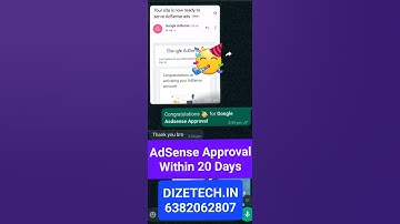 🥳 Google AdSense Approval & Earning Proof by DIZETECH Clients