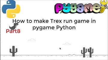 # 8 Adding obstacles Trees in game | Chrome Game In python Pygame in Hindi Full Tutorial With Code