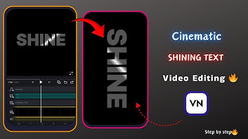 How to Create Shine Text Effect in VN Video Editor | Easy Text Animation Tutorial