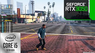 Grand Theft Auto V Rtx 3050 8 Gb Intel Core I5 10400F Benchmark Test Fps Gta 5