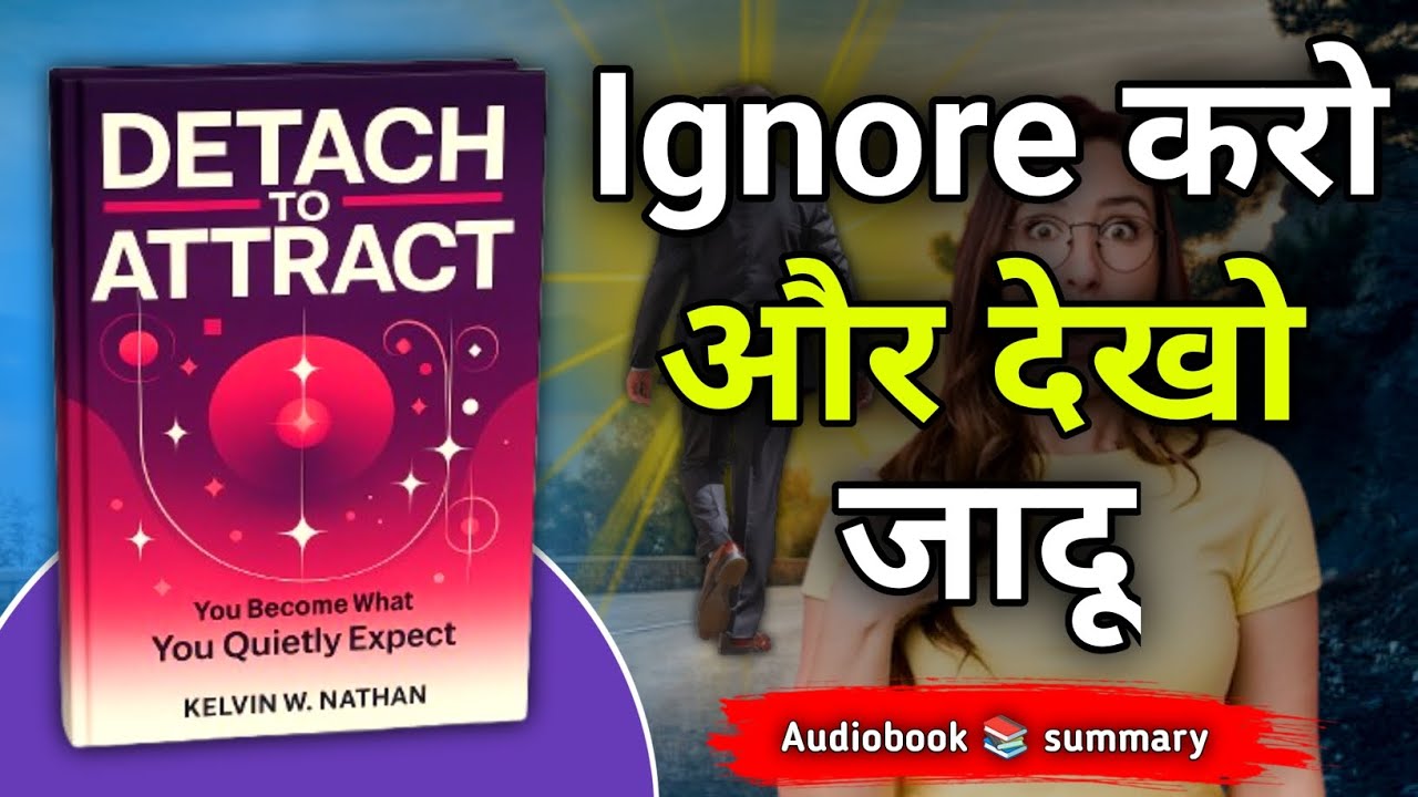 Detach to Attract Kelvin W Nathan book summary in Hindi |Stop caring to gain respect|sunlo summary.