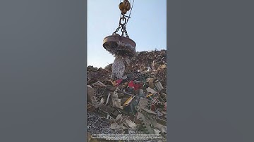 Electromagnetic Crane Working Process !