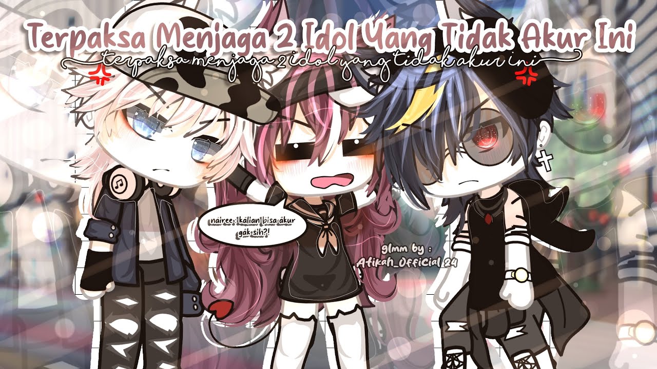 🪷🎋 Вынужден заботиться об этих двух айдолах, которые не ладят?!😫🍁 || GLMM ||✨🎬GACHA LIFE INDONESI...
