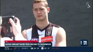 Kreuger to Collingwood Fox Sports News