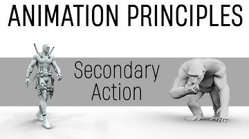 Secondary Action | 12 Principles of Animation Easy Explanations