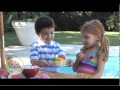 Rectangle Table & Benches with Blue Umbrella - Item 00043 Rectangle Table & Benches with Blue Umbrella - Item 00043