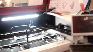 S30I camera oriented laser cutting machine (woven label packaged cutting)