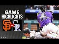 Giants vs. Rockies Game Highlights (5/8/24) | MLB Highlights