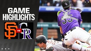 Giants vs. Rockies Game Highlights (5/8/24) | MLB Highlights