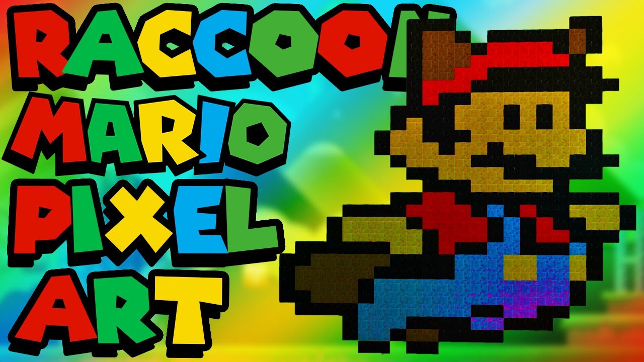 Raccoon Mario Pixel Art - Ark Survival Evolved