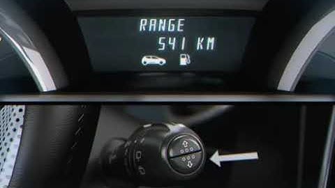 Clio 4 yol bilgisayarı ve uyarılar / CLIO 4 Trip computer and warning system