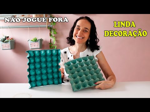 I CAN'T EVEN BELIEVE THE CHRISTMAS DECORATION I MADE WITH EGG CARTONS