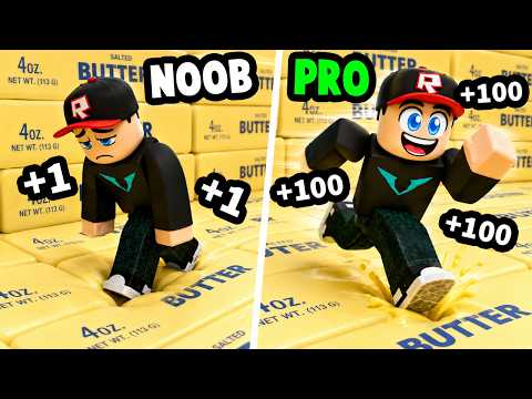ZACZYNAM OD POCZĄTKU I ZOSTAJĘ NAJSZYBSZY w +1 Speed Butter Escape w ROBLOX!