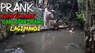 Prank Kuntilanak Di Pinggir Sungai 🤣 auto kaburrr !! Dijamin lucu