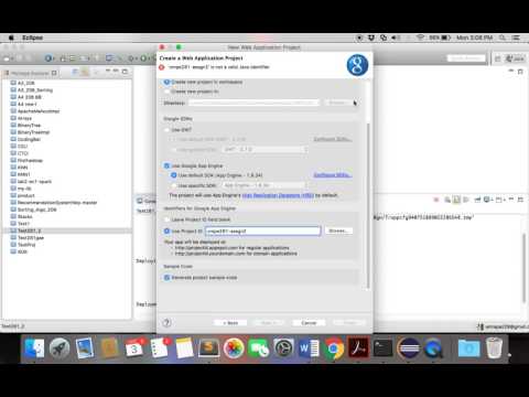 Deploying a Google App Engine(Cloud) application using Java