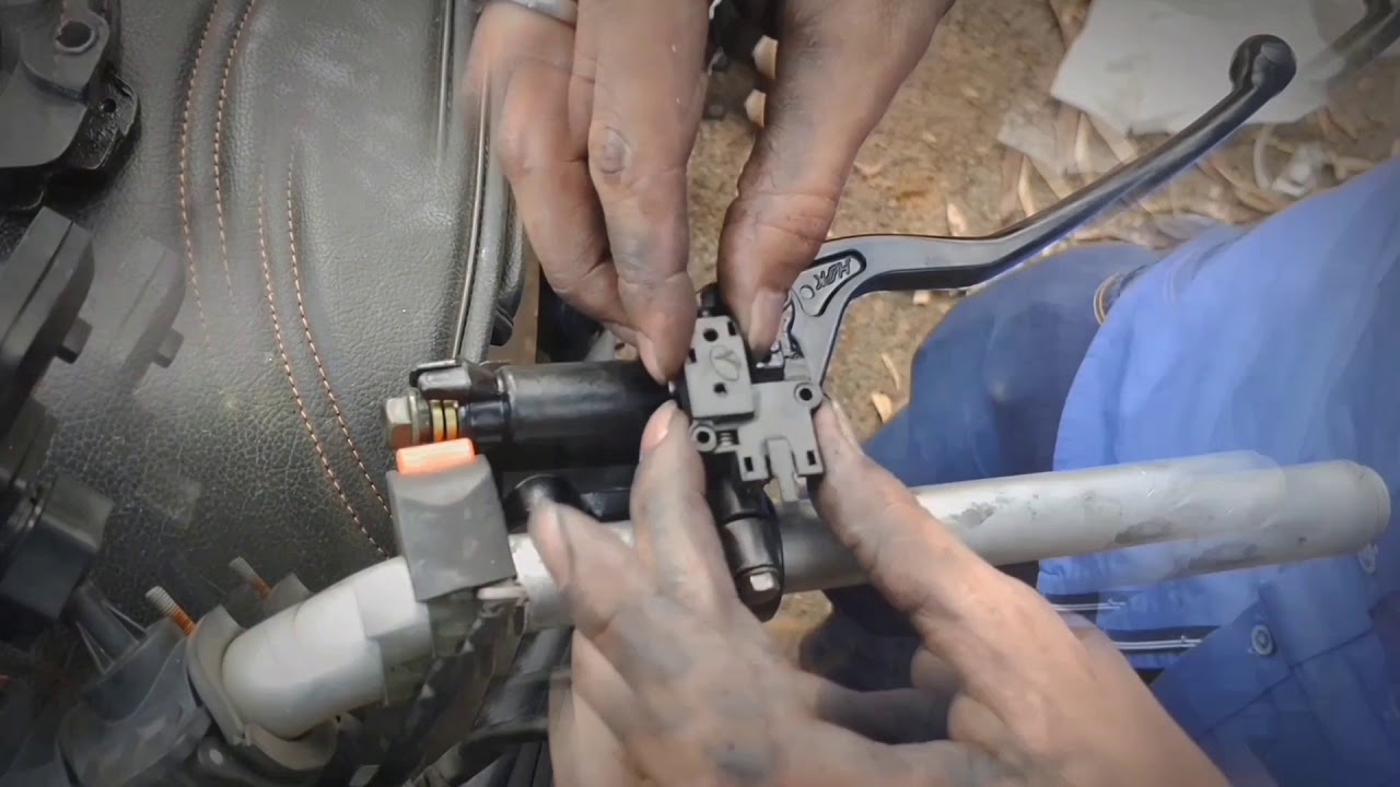 Shorts Hydraulic clutch lever installation in RE Himalayan YouTube
