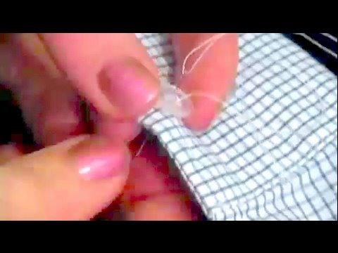 Quickie, How-to Sew on a Button, Threadbanger