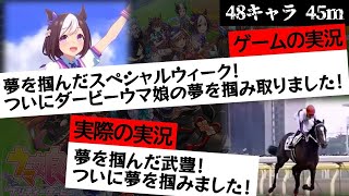 【ウマ娘】 特殊実況(隠し実況)と元ネタを45m比較し続けるだけ　特殊実況まとめ