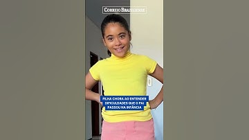 FILHA CHORA AO ENTENDER DIFICULDADES QUE O PAI PASSOU NA INFÂNCIA