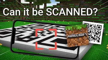 Can you SCAN a QR CODE that was built in MINECRAFT?