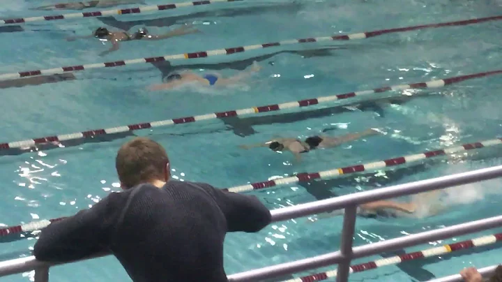 Vivian Miller 100 yard freestyle at NIC 2019