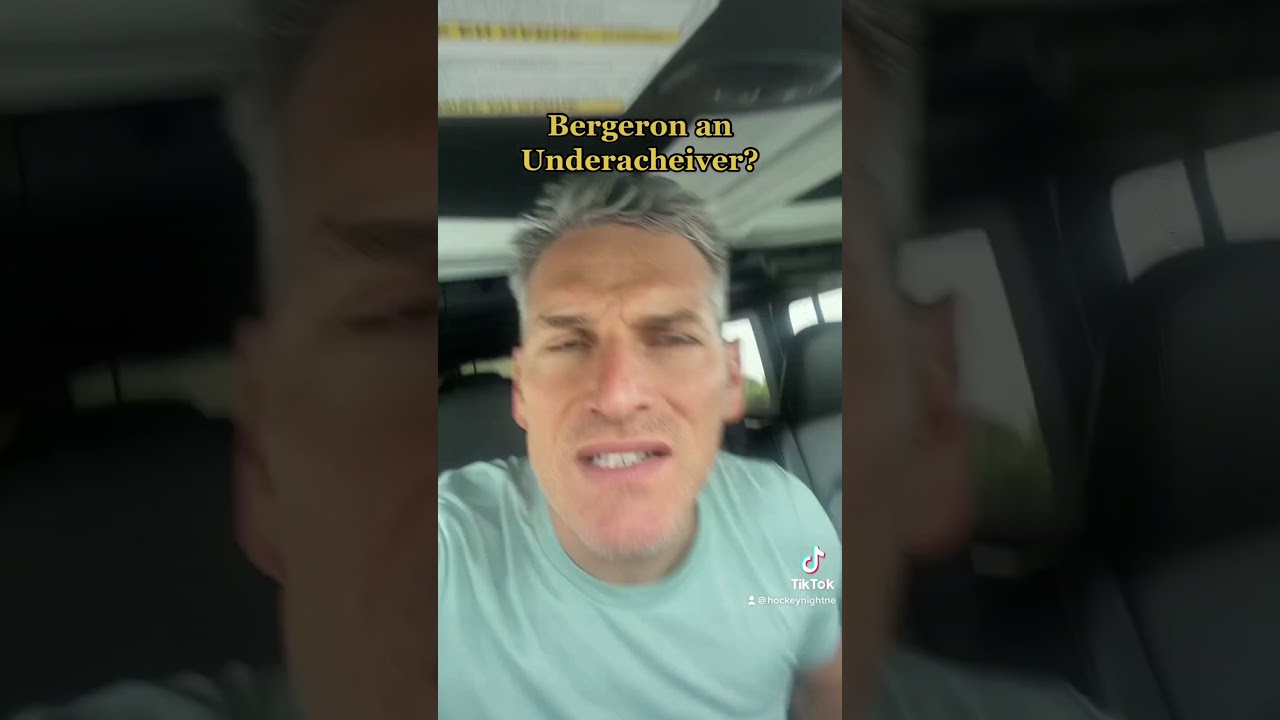 Bergeron an underachiever?