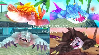 Hungry Shark Evolution - All Sharks Island Deaths screenshot 3