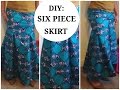 DIY HOW TO CUT A SIX PIECE SKIRT MERMAID SKIRT EASY SEWING PART 2