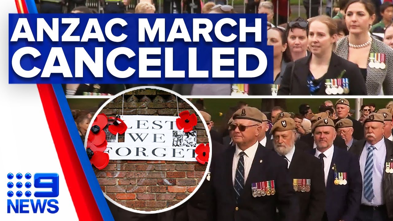 Anzac Day march in Melbourne has been called off | 9 News Australia