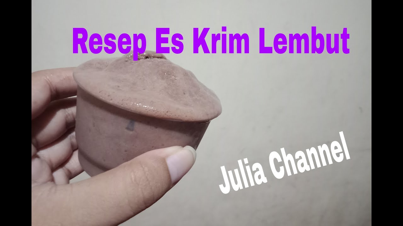  Resep  Es  Krim  Lembut YouTube