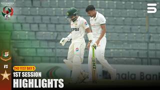 1st Session Highlights | Bangladesh vs Pakistan | 2nd Test | Day 5 | ICC WTC | M9I1H screenshot 4
