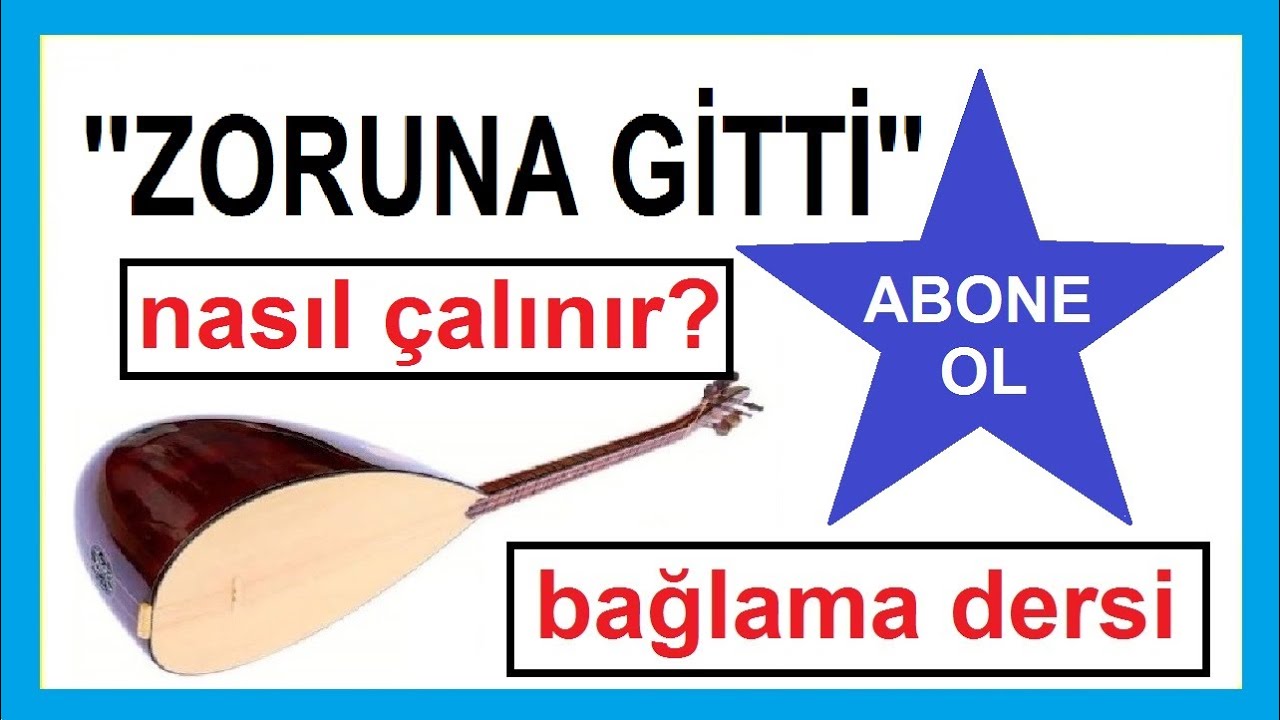 Zoruna Gitti NASIL ÇALINIR? ( bağlama dersi )