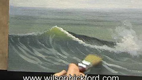 Oil Painting Lesson - Wilson Bickford - Ocean Wave