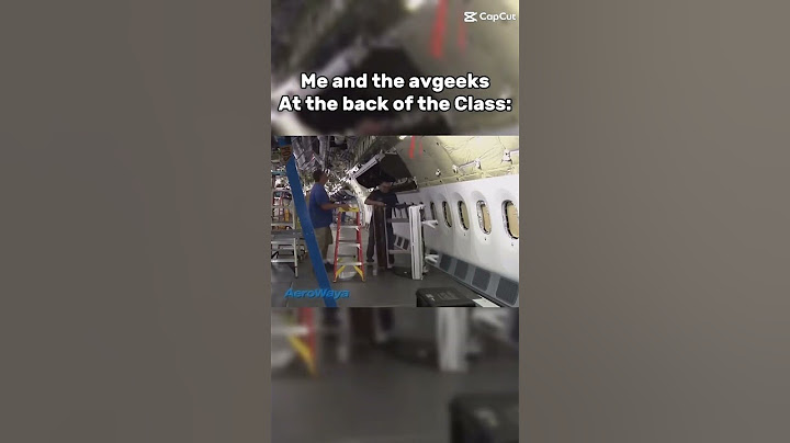 memorizing an 737 to build while teacher ain' lookin